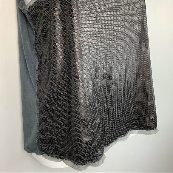 50% OFF American Eagle Black Sequin Mesh Cami - Picture 5 of 8